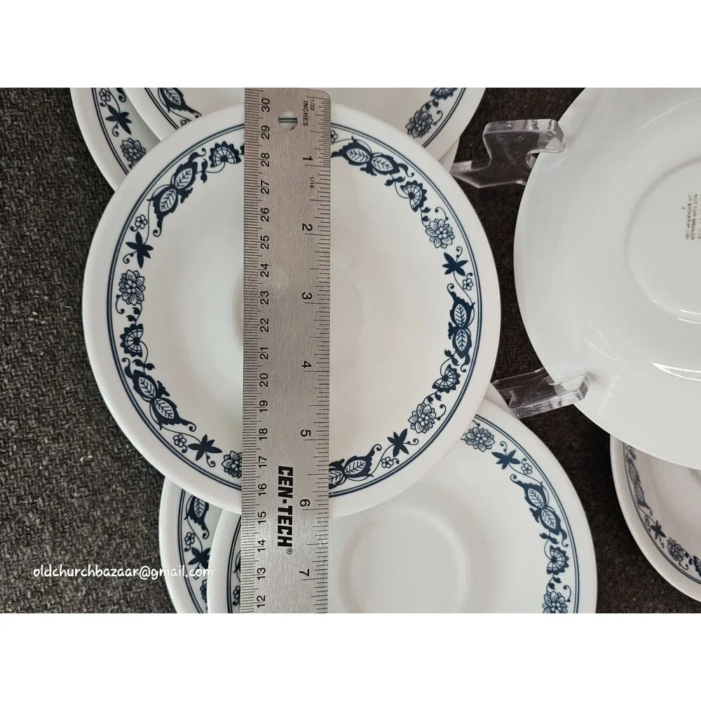 8pcs-Saucers Old Town Blue Onion Corelle 6.25